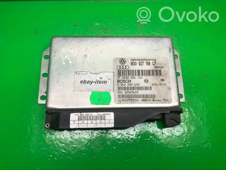 Audi A4 S4 B5 8D Unidad de control/módulo ECU del motor 8D0927156CF