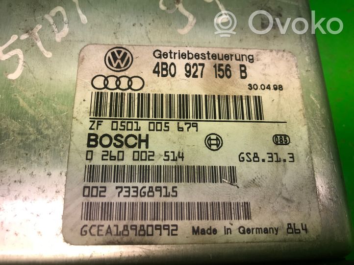 Audi A6 S6 C5 4B Corps de soupape de boîte de vitesses 4B0927156B