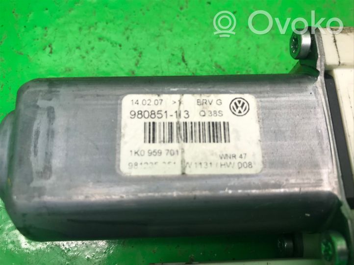 Volkswagen PASSAT B6 Motorino alzacristalli della portiera anteriore 1K0959793L