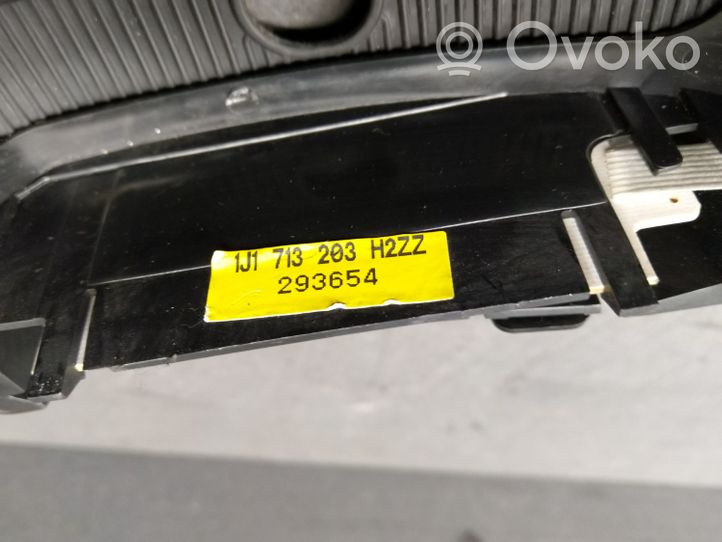 Volkswagen Bora Rivestimento in plastica cornice della leva del cambio 1J1713203