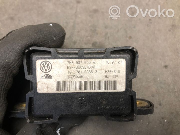 Volkswagen PASSAT CC Sensore di imbardata accelerazione ESP 7H0907655A