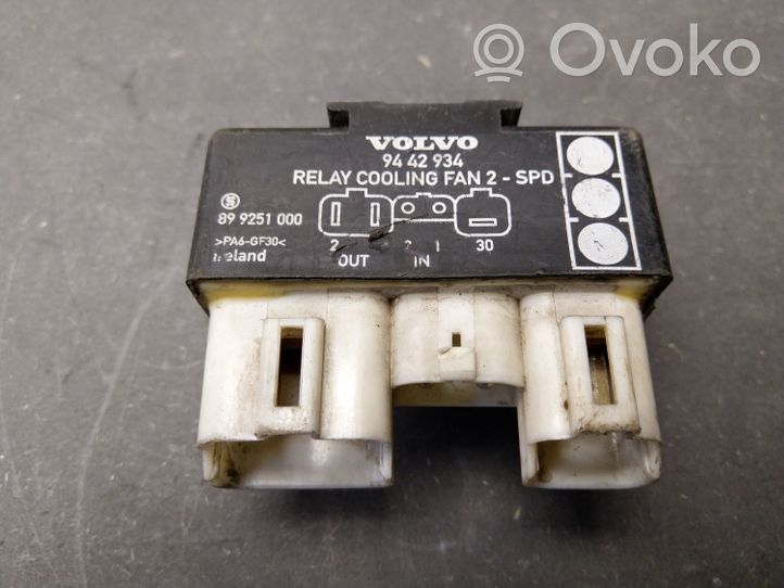 Volvo XC60 Coolant fan relay 9442934