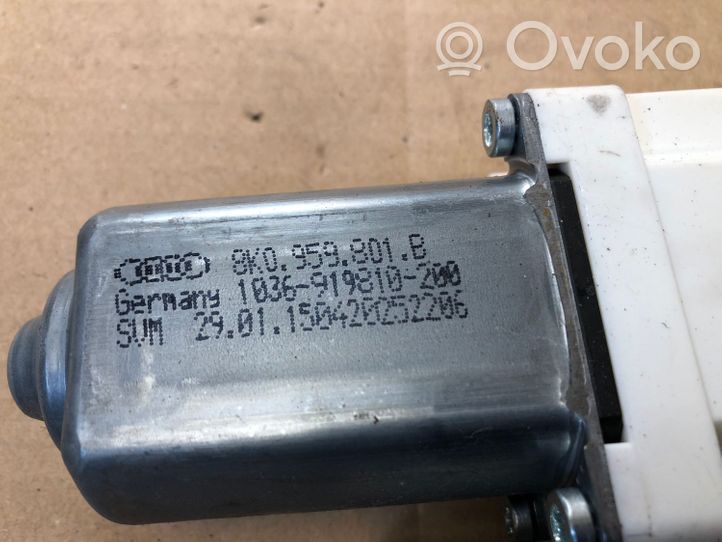 Volkswagen Sharan Silniczek podnośnika szyby drzwi przednich 8K0959801B