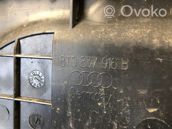 Audi A5 8T 8F Kita slankiojančių durų apdailos detalė 8T0837916B