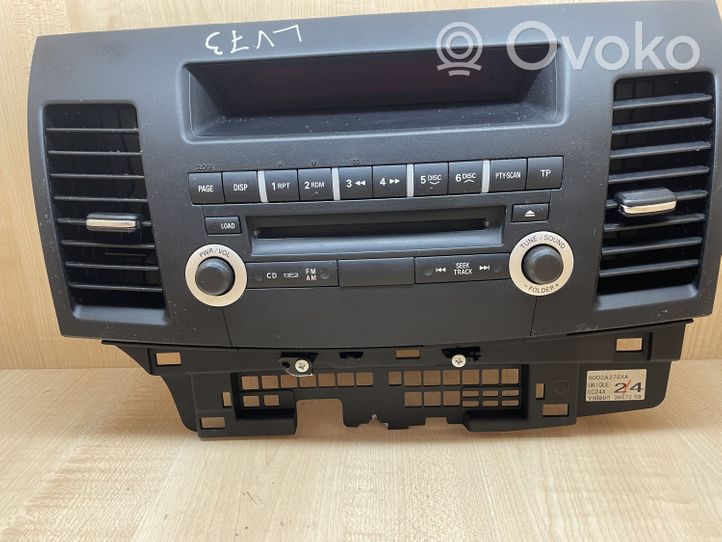 Mitsubishi Lancer X Radio/CD/DVD/GPS-pääyksikkö 8002A378XA