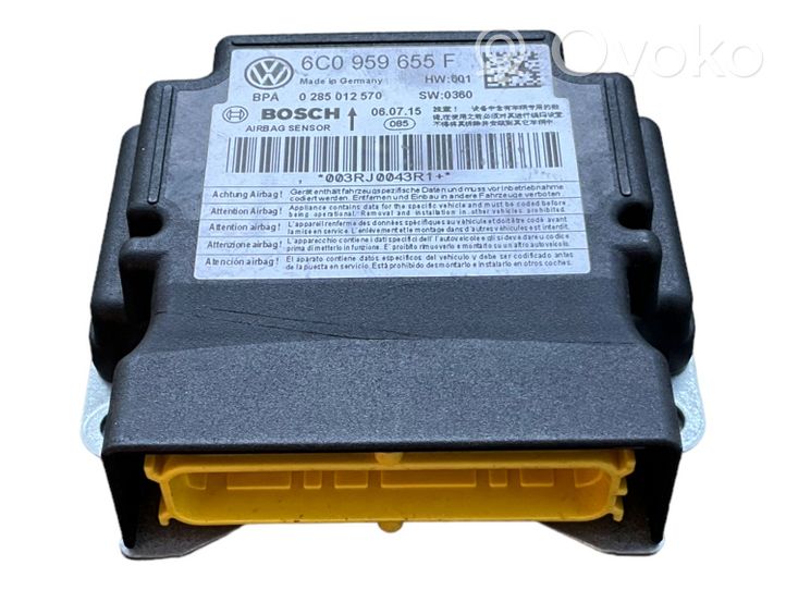 Skoda Fabia Mk3 (NJ) Module de contrôle airbag 6C0959655F