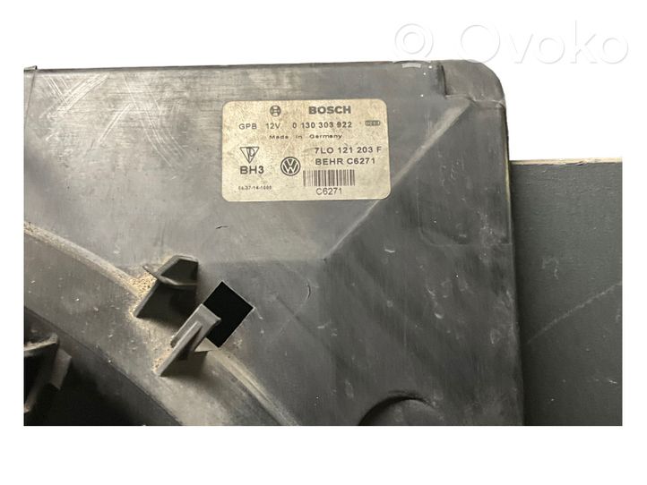 Volkswagen Touareg I Elektrisks radiatoru ventilators 3135103598