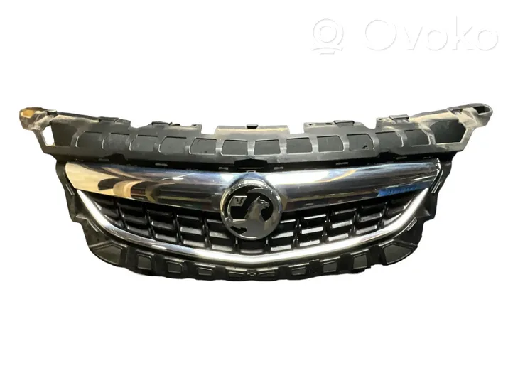 Opel Astra J Grille calandre supérieure de pare-chocs avant 13266577