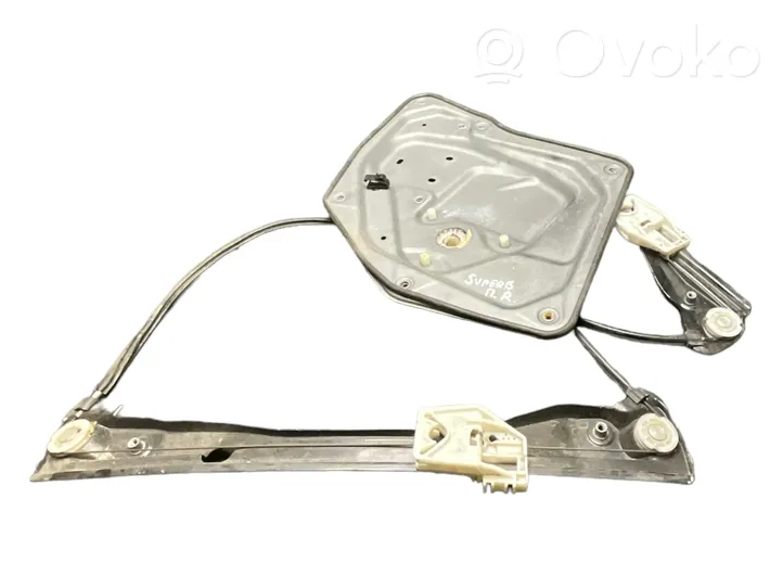 Skoda Superb B6 (3T) Front window lifting mechanism without motor 120350