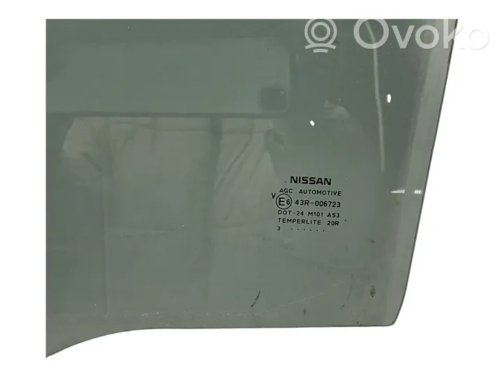 Nissan Qashqai Vitre de fenêtre porte arrière 43R006723
