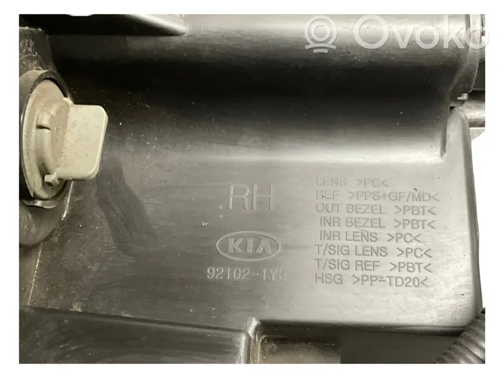 KIA Picanto Headlight/headlamp 921021Y3