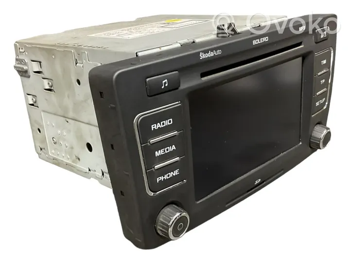 Skoda Octavia Mk2 (1Z) Radio/CD/DVD/GPS-pääyksikkö 7648258360