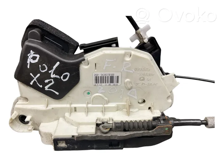 Volkswagen Polo V 6R Front door lock 6R0837349