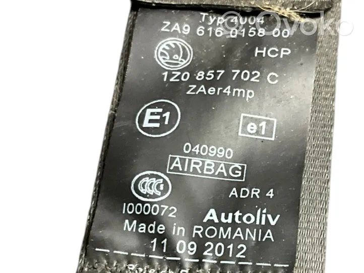 Skoda Octavia Mk2 (1Z) Saugos diržas priekinis 1Z0857702C