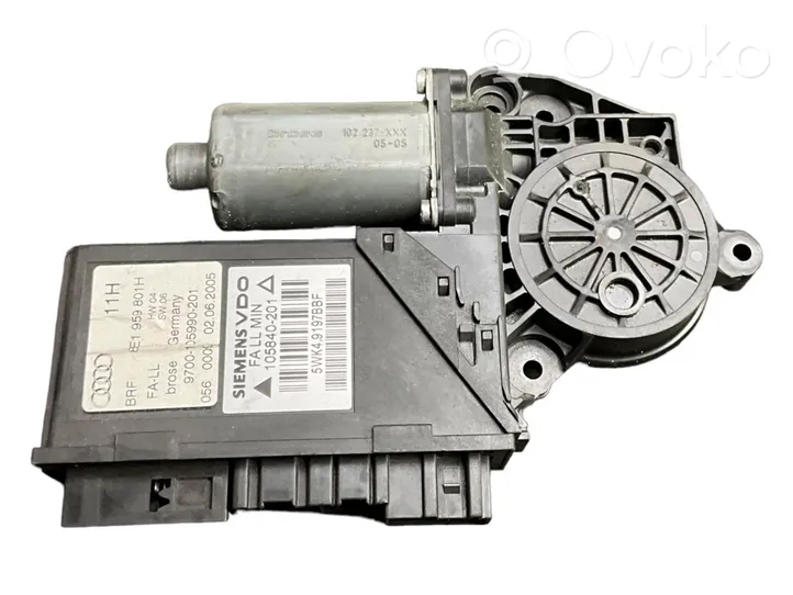 Audi A4 S4 B7 8E 8H Moteur de lève-vitre de porte avant 0130821765