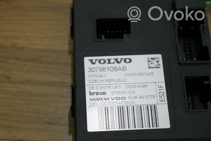 Volvo V50 Sterownik / Moduł drzwi 30798108AB