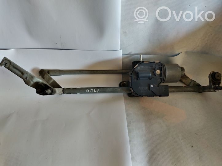 Volkswagen Golf VI Mechanizm i silniczek wycieraczek szyby przedniej / czołowej 3397021274