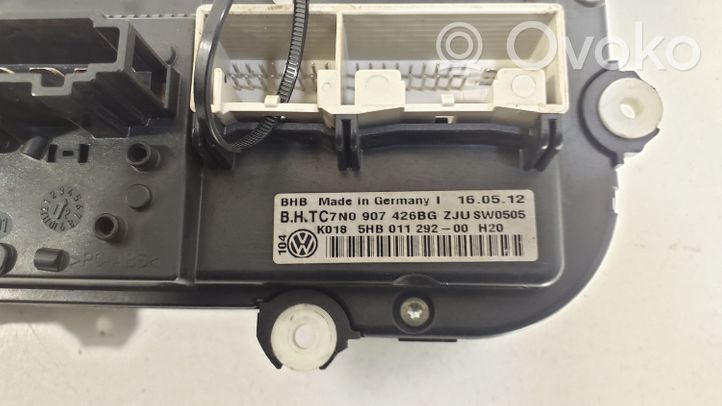 Volkswagen PASSAT B7 Climate control unit 7N0907426BG