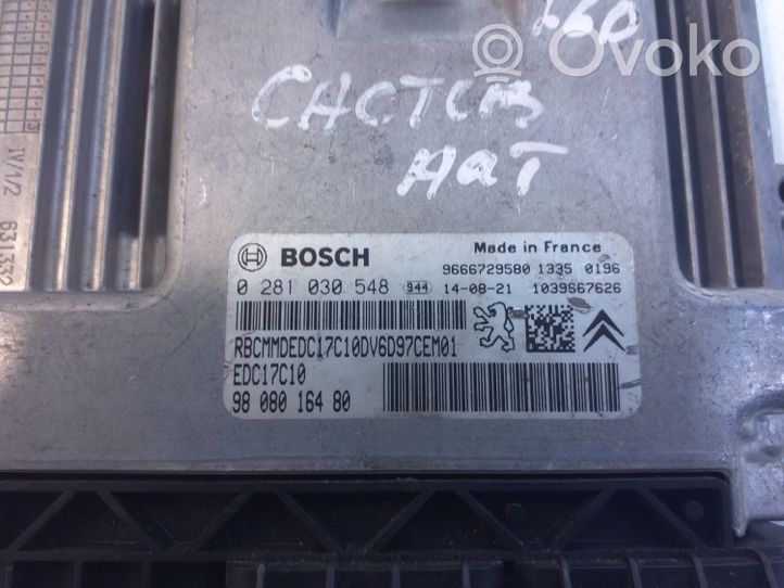 Citroen C4 Cactus Sterownik / Moduł ECU 9808016480