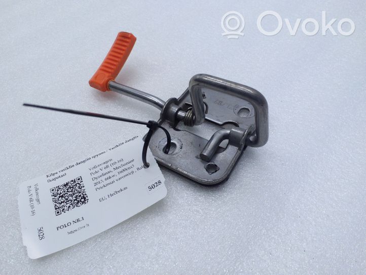 Volkswagen Polo V 6R Engine bonnet/hood lock/latch loop/hook 6R0823186C