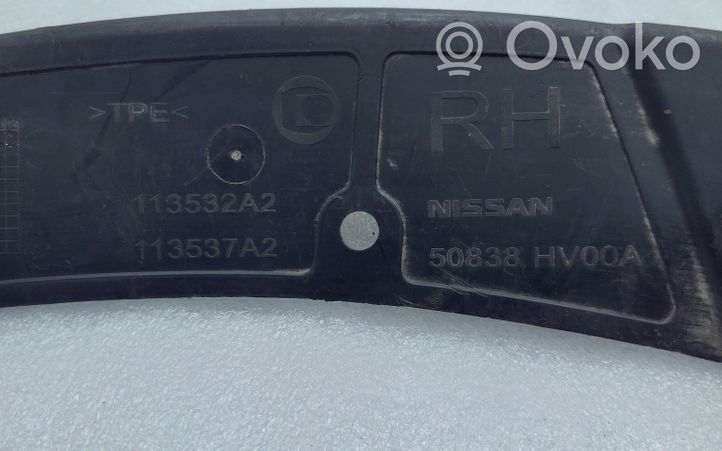 Nissan Qashqai Coin du pare-chocs avant 50838HV00A