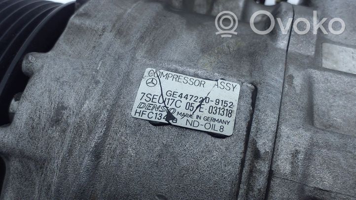Mercedes-Benz CL C215 Compressore aria condizionata (A/C) (pompa) GE4472209152