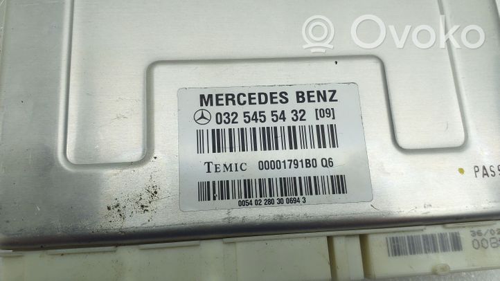 Mercedes-Benz CL C215 Centralina/modulo sospensioni 0325455432