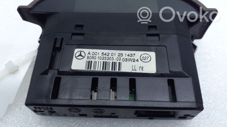 Mercedes-Benz CL C215 Pantalla de visualización del sensor de aparcamiento PDC A0015420123