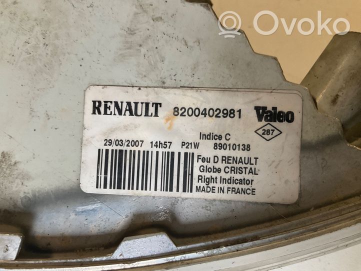 Renault Trafic II (X83) Indicatore di direzione anteriore 8200402981