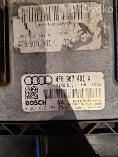 Audi A6 S6 C6 4F Centralina/modulo del motore 4F0907401A