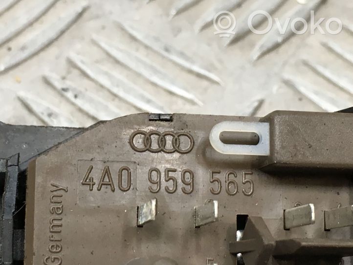 Audi 100 S4 C4 Bouton de commutateur rétroviseur latéral 4A0959565