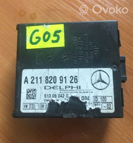 Mercedes-Benz C W203 Boîtier module alarme A2118209126