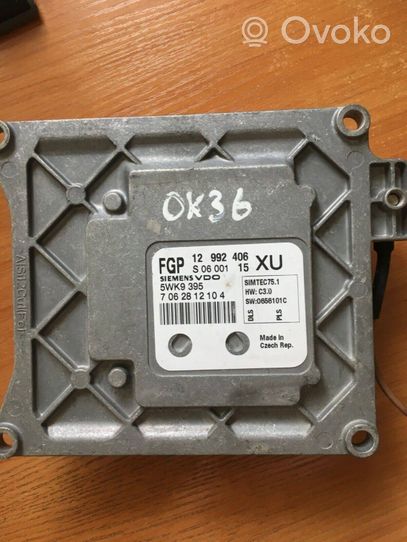 Opel Astra H Calculateur moteur ECU 12992406XU