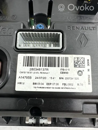 Renault Clio V Monitori/näyttö/pieni näyttö 280346137R