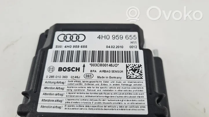 Audi A8 S8 D4 4H Oro pagalvių valdymo blokas 4H0959655