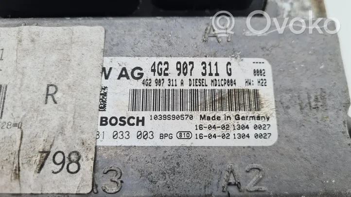 Audi A6 S6 C7 4G Moottorin ohjainlaite/moduuli 4G2907311G