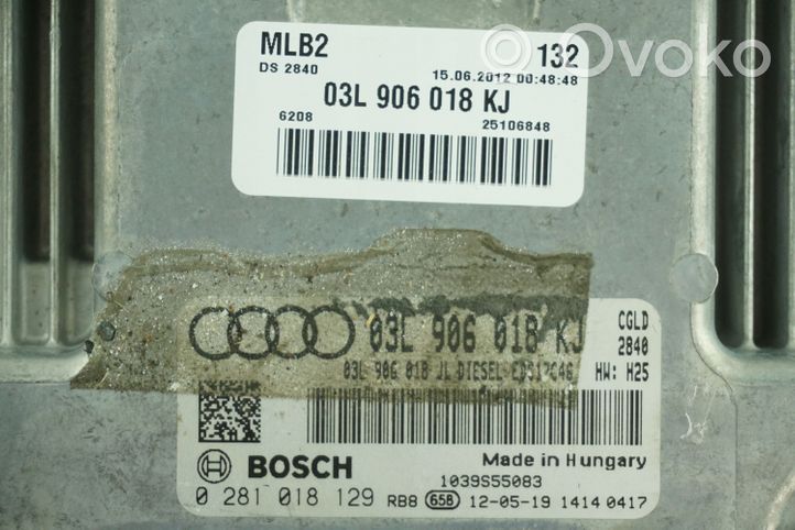 Audi A4 S4 B8 8K Calculateur moteur ECU 0281018129