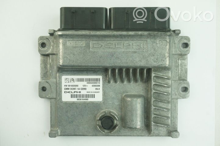 Peugeot 407 Calculateur moteur ECU 9818035080