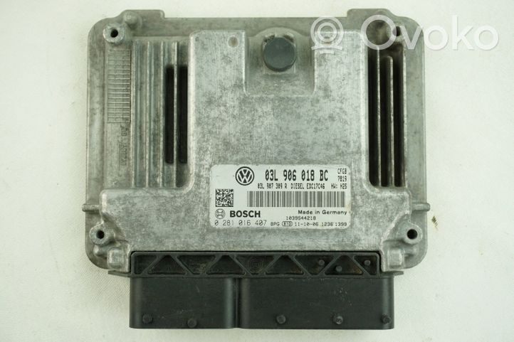 Volkswagen Golf Plus Sterownik / Moduł ECU 03L906018BC