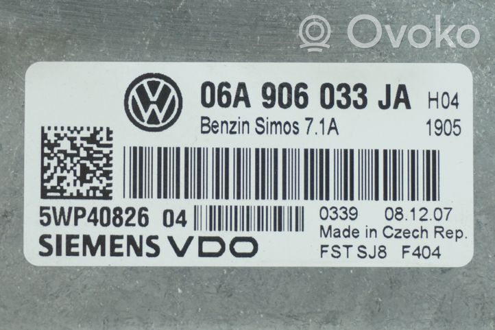 Volkswagen Golf VI Unidad de control/módulo del motor 06A906033JA