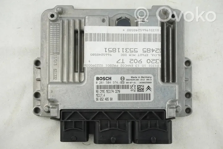 Peugeot 308 Centralina/modulo motore ECU 9665248580