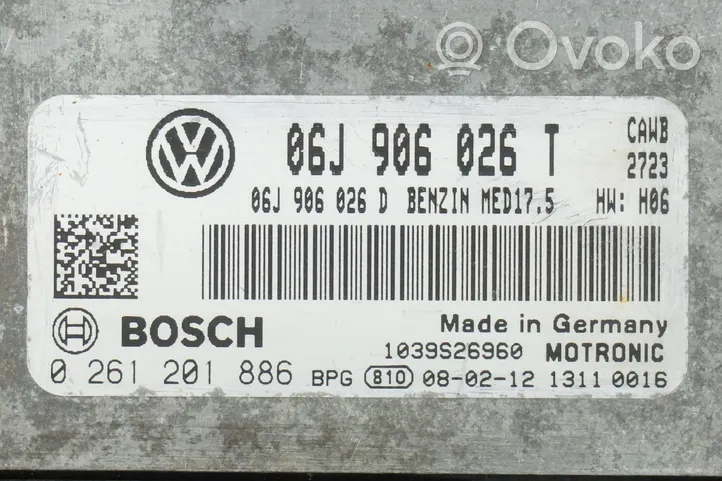 Volkswagen Tiguan Unité de commande, module ECU de moteur 06J906026T