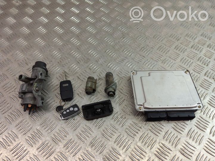 Audi A6 S6 C5 4B Kit centralina motore ECU e serratura 038906019HM