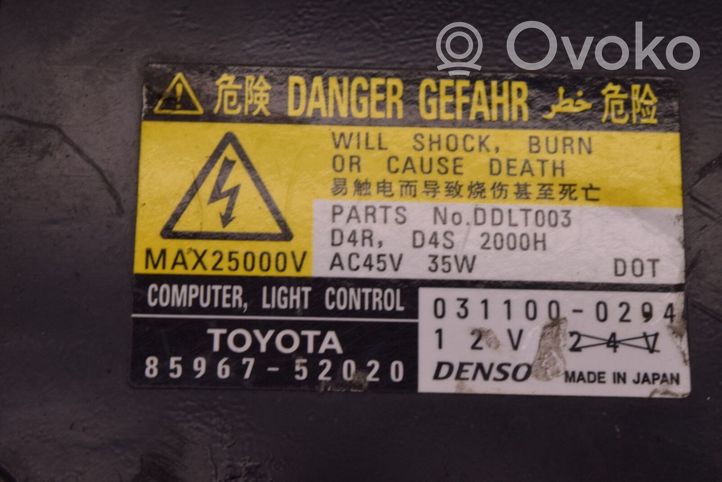 Lexus LS 460 - 600H Sterownik / moduł świateł Xenon 8596752020