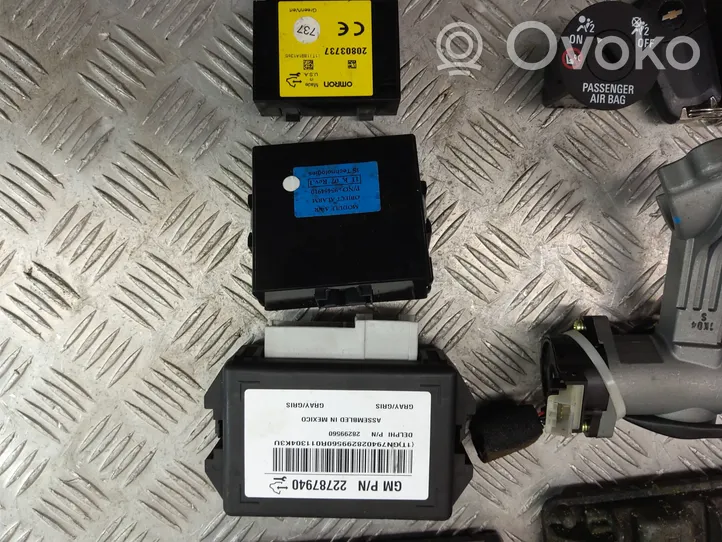 Chevrolet Captiva Kit centralina motore ECU e serratura 25187592