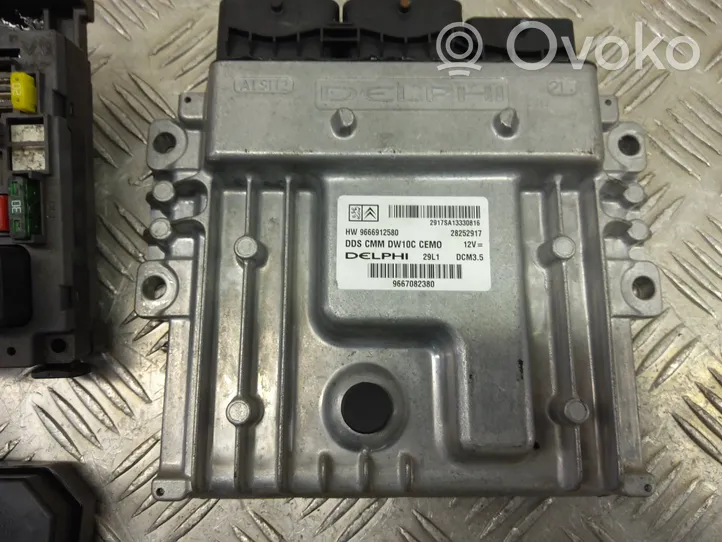 Peugeot RCZ Kit calculateur ECU et verrouillage 9666912580