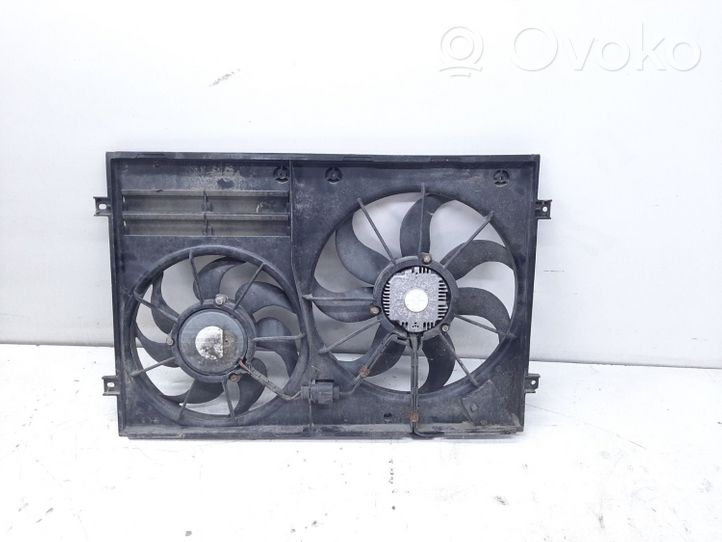 Volkswagen PASSAT B6 Kale ventilateur de radiateur refroidissement moteur 1K0121205S