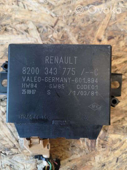 Renault Master II Блок управления парковки 8200343755