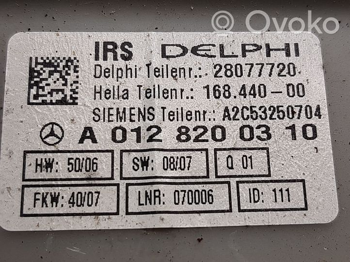 Mercedes-Benz C W204 Illuminazione sedili anteriori A2048205901