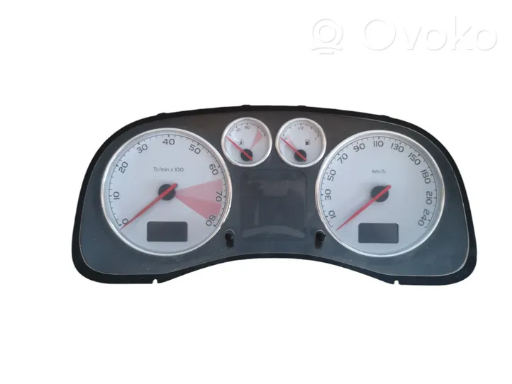 Peugeot 307 CC Compteur de vitesse tableau de bord P9651299780